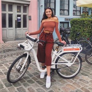 Free People wide leg crop pant